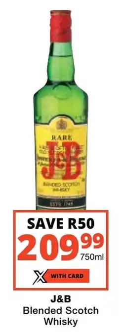 Liquor Shop J&B Blended Scotch Whisky offer