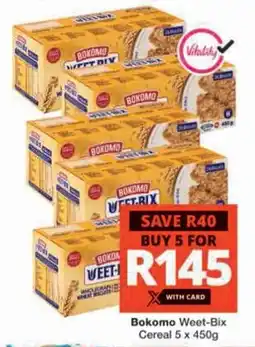 Checkers Hyper Bokomo Weet-Bix Cereal offer