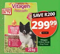 Checkers Hyper Vitagen Grilled Steak Dog Food offer