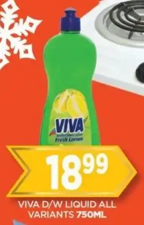 Goal Supermarket Viva d/w liquid all variants offer