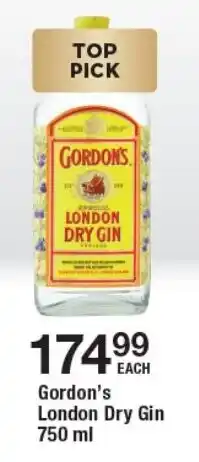 OK Liquor Gordon's London Dry Gin offer