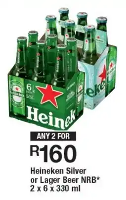 OK Liquor Heineken Silver or Lager Beer NRB offer