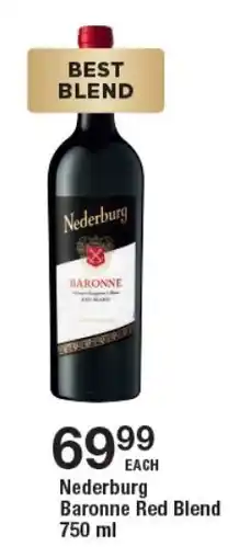 OK Liquor Nederburg Baronne Red Blend offer