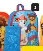 Makro Character 36cm Paw Patrol Or Garfield Backpack & Pencil Case-Each offer