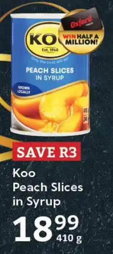 Oxford Freshmarket Koo Peach Slices in Syrup offer