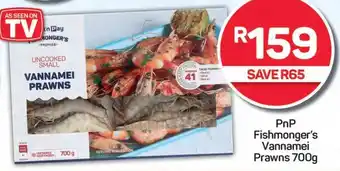 Pick n Pay PnP Fishmonger's Vannamei Prawns offer
