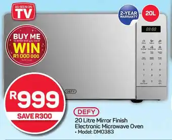 Pick n Pay DEFY Mirror Finish Electronic Microwave Oven offer