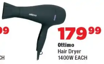 OK Foods Ottimo Hair Dryer 1400W offer