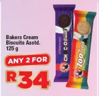 OK Foods Bakers Cream Biscuits Asstd. offer