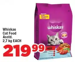 OK Foods Whiskas Cat Food Asstd. offer