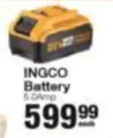 Build It INGCO Battery offer