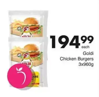 Save Goldi Chicken Burgers offer