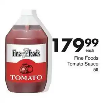 Save Fine Foods Tomato Sauce offer