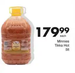 Save Minnies Tikka Hot offer