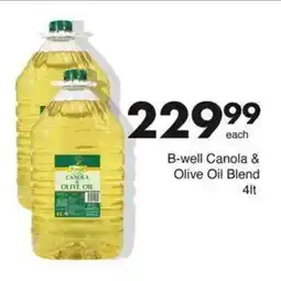 Save B-well Canola & Olive Oil Blend offer