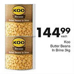 Save Koo Butter Beans In Brine offer