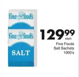 Save Fine Foods Salt Sachets offer