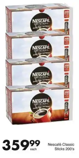 Save Nescafé Classic Sticks offer