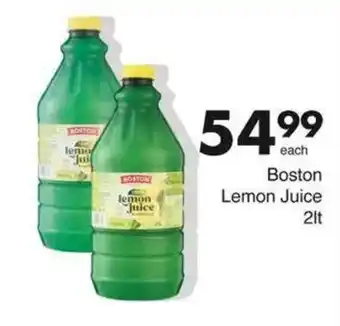 Save Boston Lemon Juice offer