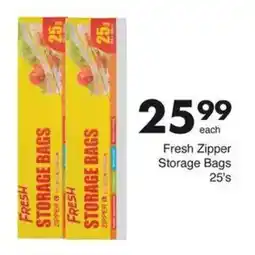 Save Fresh Zipper Storage Bags offer