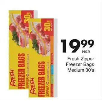 Save Fresh Zipper Freezer Bags Medium offer