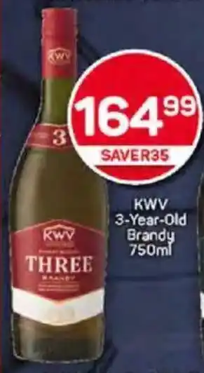 Pick n Pay Liquor KWV 3-Year-Old Brandy offer