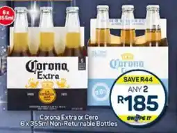 Pick n Pay Liquor Corona Extra or Cero Non-Returnable Bottles offer