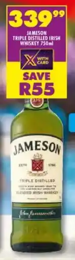 Shoprite Liquor Jameson triple distilled irish whiskey offer