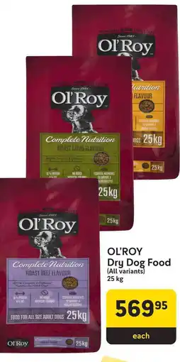 Makro OL'ROY Dry Dog Food offer