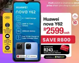 MRP Huawei Nova Y62 offer