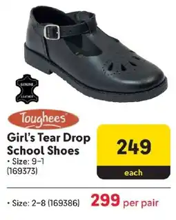 Makro Girl's Tear Drop School Shoes offer