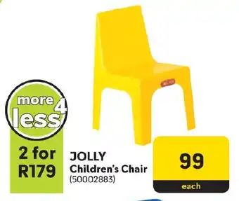 Makro JOLLY Children's Chair offer