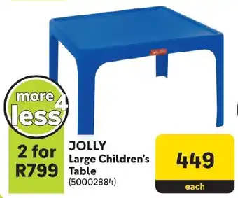 Makro JOLLY Large Children's Table offer