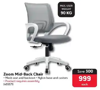 Makro Zoom Mid-Back Chair offer