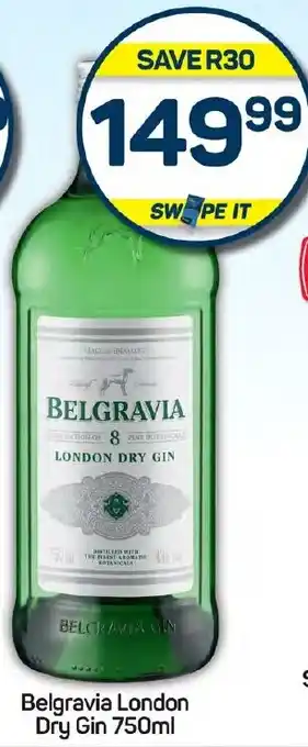 Pick n Pay Hypermarket Belgravia London Dry Gin offer