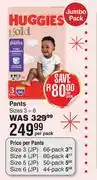 Dis-Chem Huggies Pants (Sizes 3-6)-Per Pack offer