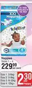 Dis-Chem Baby Things Nappies (Sizes 1-4)-Per Pack offer