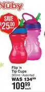 Dis-Chem Nuby Flip 'n Tip Cups Assorted-Each offer