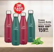 Dis-Chem Snappy 500ml Vacuum Bottle Assorted-Each offer