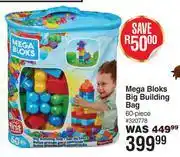 Dis-Chem Mega Bloks Big Building Bag-60 Piece offer