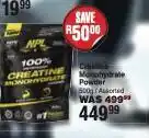 Dis-Chem NPL Creatine Mono Hydrate Powder Assorted-500g offer