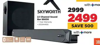 HiFi Corp SKYWORTH 2.1 Channel Sound Bar SS630 offer