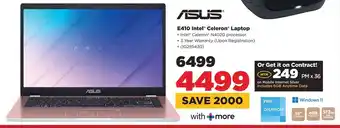 HiFi Corp ASUS E410 Intel Celeron Laptop offer