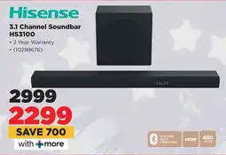 HiFi Corp Hisense 3.1 Channel Soundbar HS3100 offer