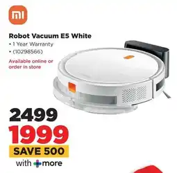 HiFi Corp Robot Vacuum E5 White offer