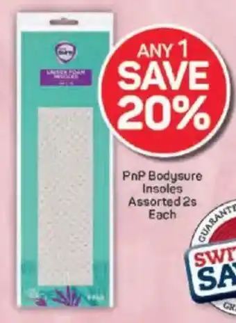 Pick n Pay PnP Bodysure Insoles Assorted offer