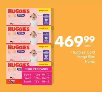 Save Hyper Huggies Gold Mega Box Pants offer