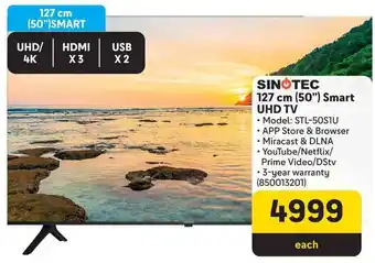 Makro SINOTEC 127 cm (50") Smart UHD TV offer