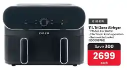 Makro EIGER Tri Zone Airfryer offer