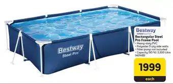 Makro Bestway Rectangular Steel Pro Frame Pool offer